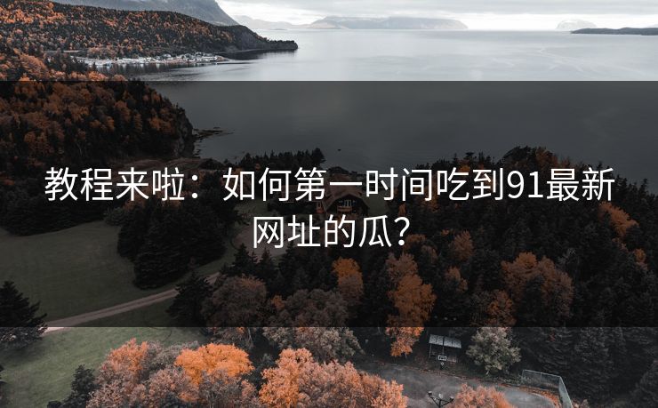 教程来啦：如何第一时间吃到91最新网址的瓜？