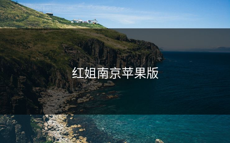 红姐南京苹果版